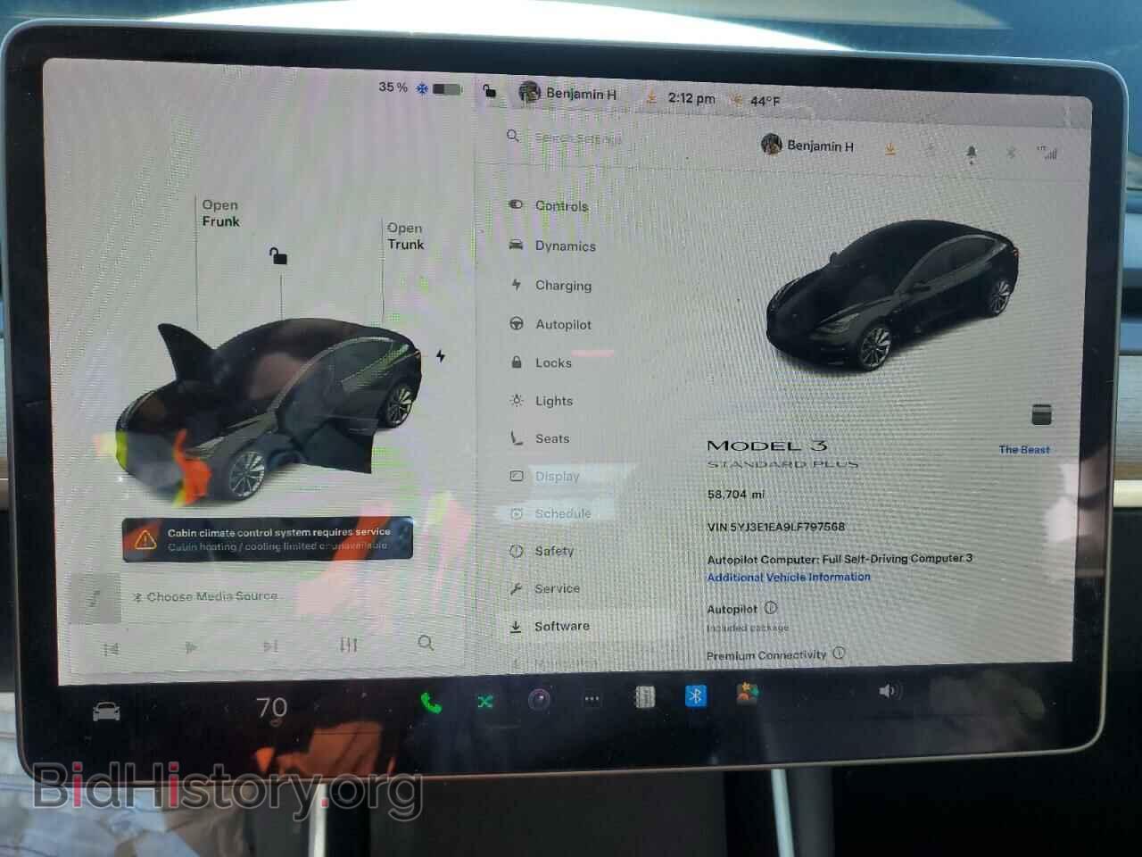 2020 TESLA MODEL 3 - VIN: 5YJ3E1EA9LF797568 - Photo 9