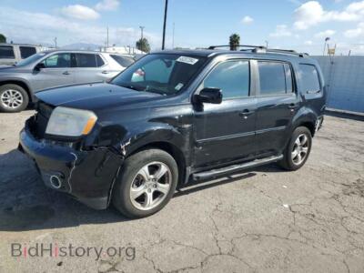 2014 Honda PILOT Exln, black — VIN 5FNYF3H79EB025122, Copart