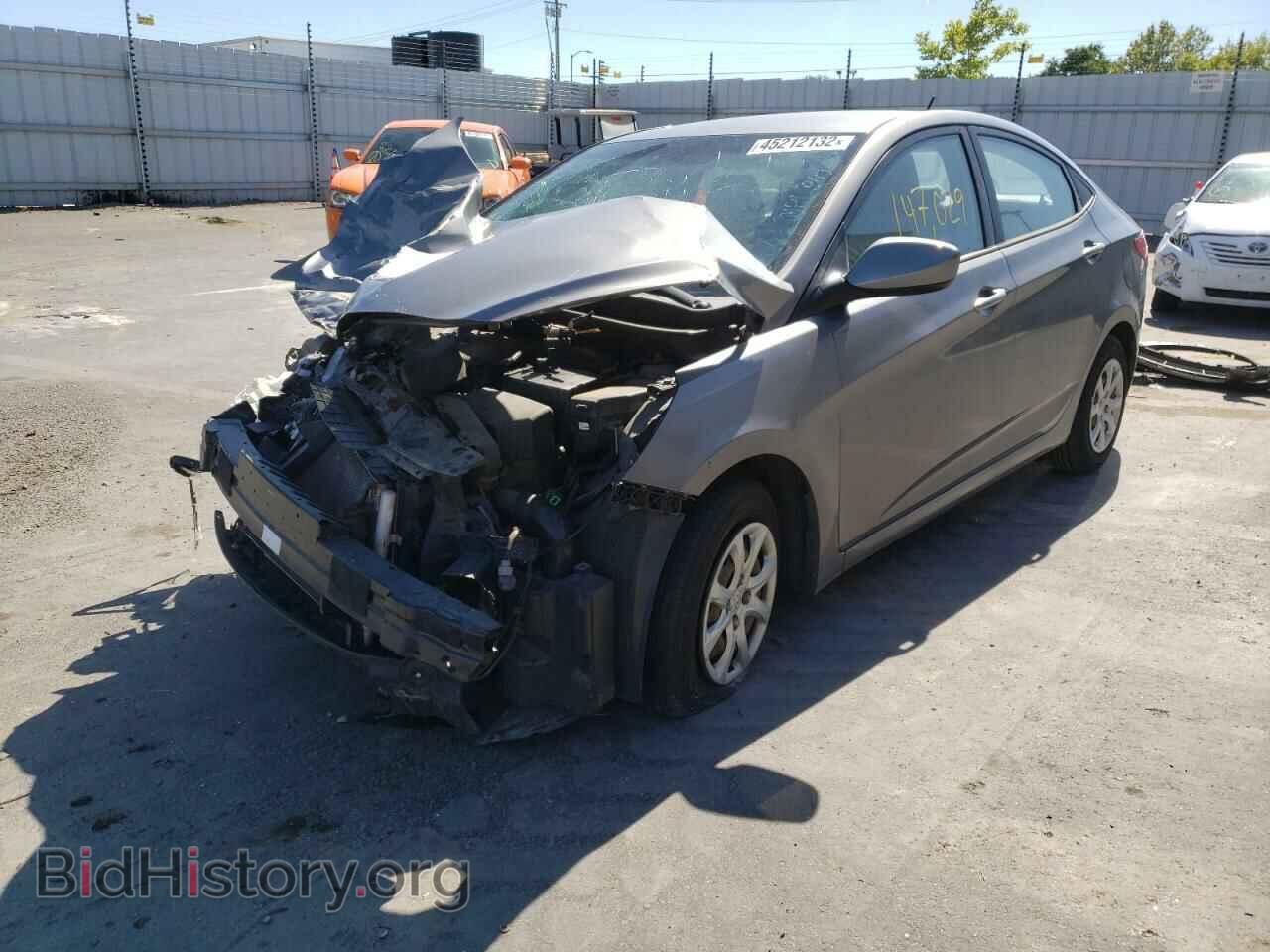 2014 HYUNDAI ACCENT - VIN: KMHCT4AEXEU710525 - Фото 2