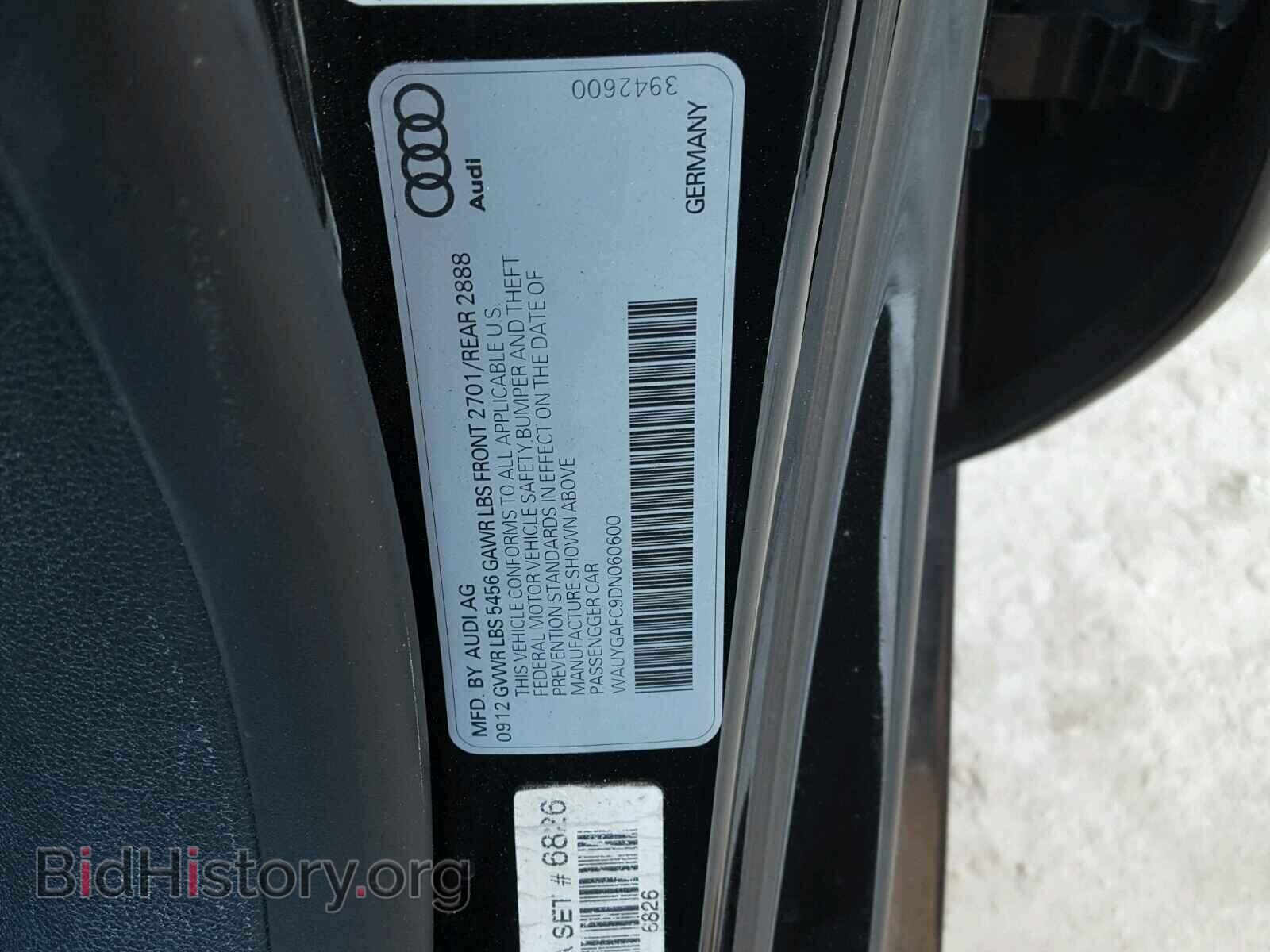 2013 AUDI A7 - VIN: WAUYGAFC9DN060600 - Фото 10