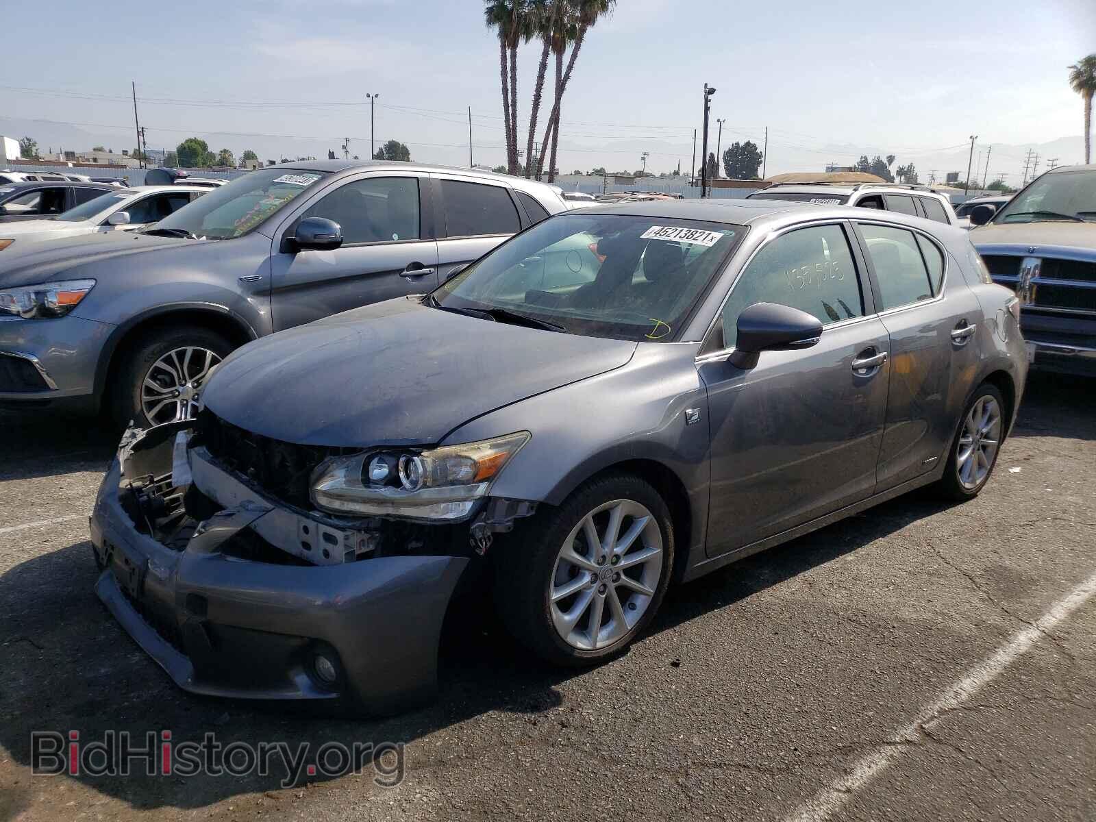2012 LEXUS CT 200 - VIN: JTHKD5BH9C2113661 - Фото 2