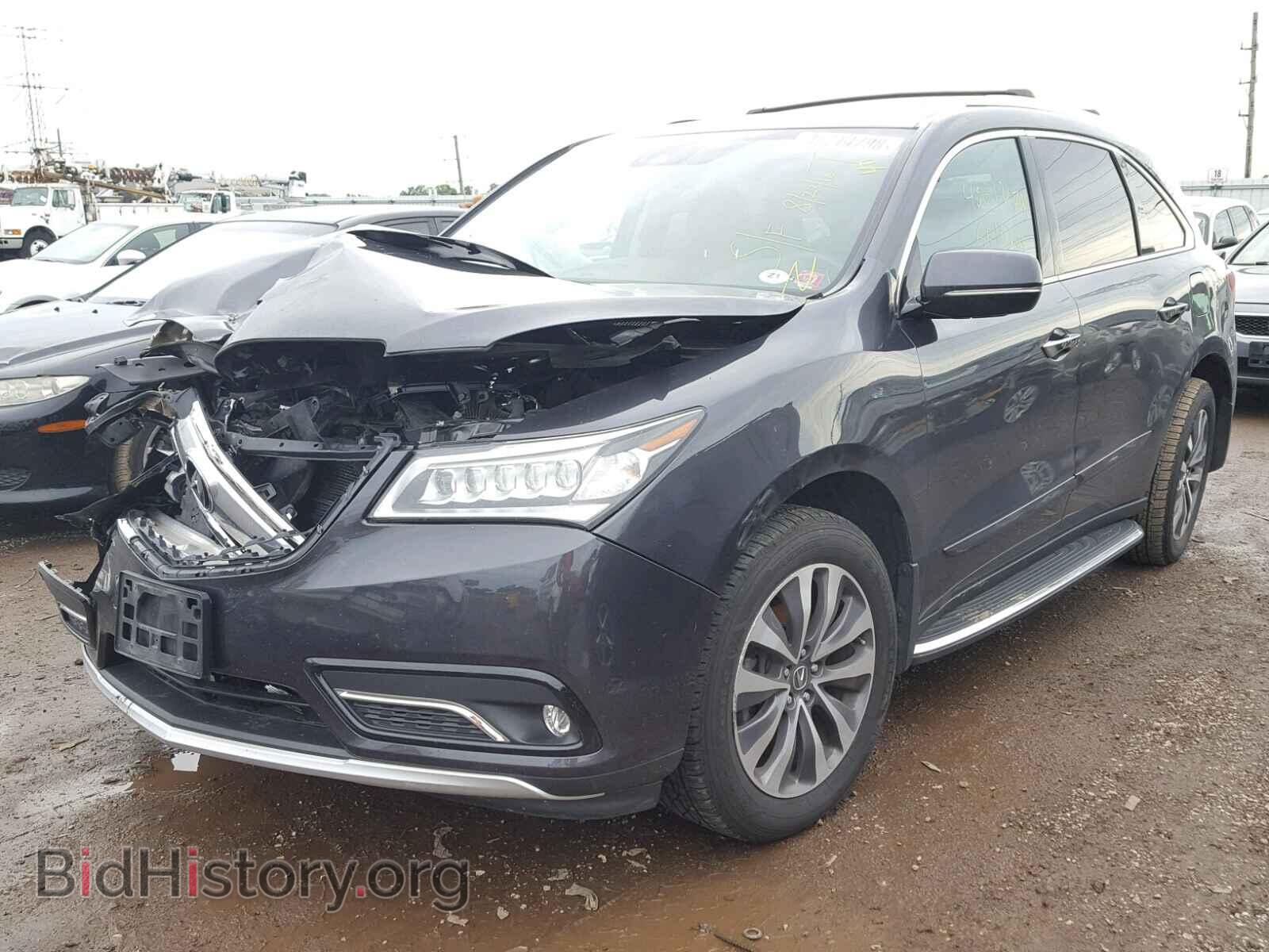 2016 ACURA MDX - VIN: 5FRYD4H43GB042307 - Фото 2