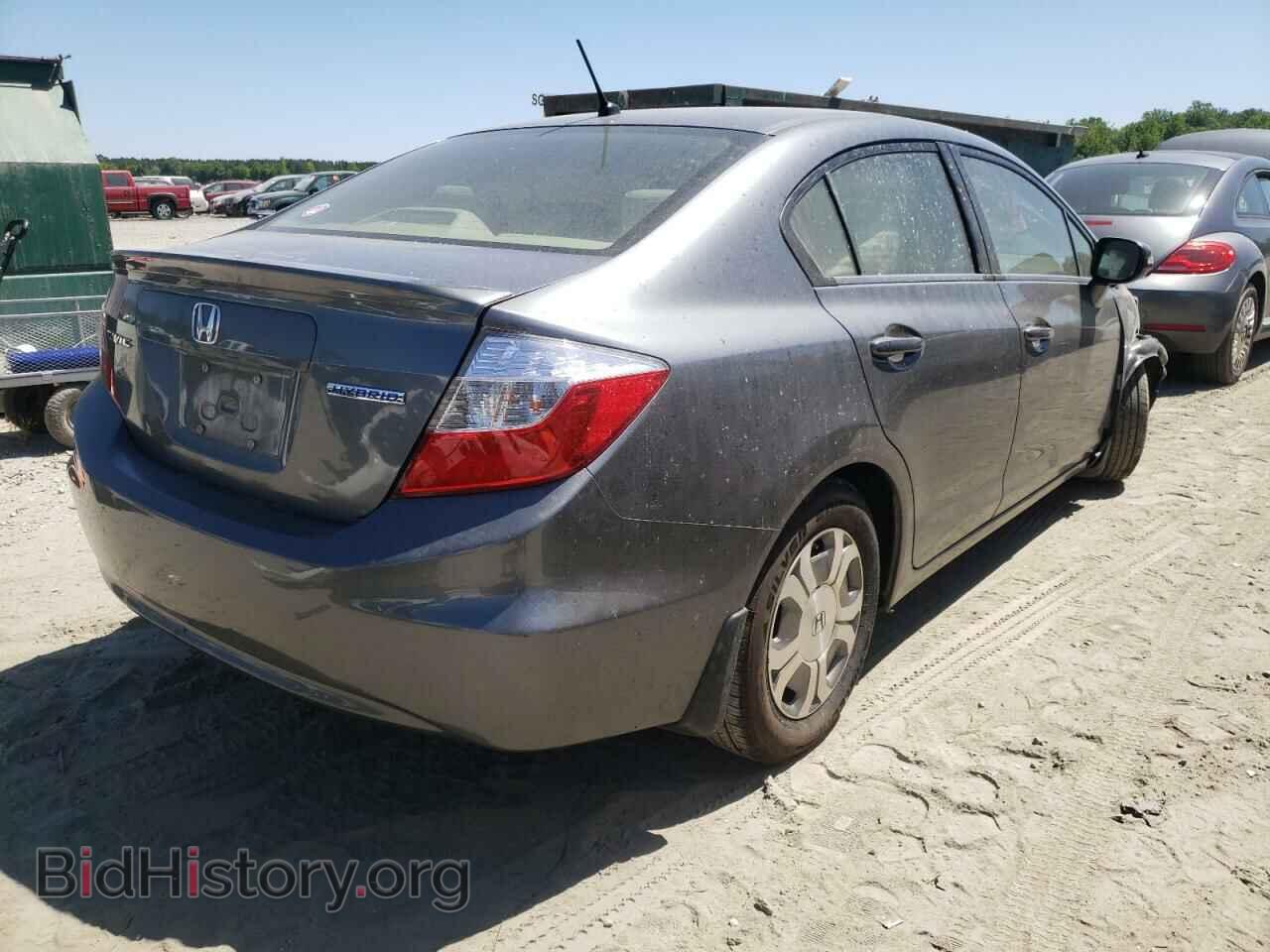 2012 HONDA CIVIC - VIN: JHMFB4F36CS011296 - Фото 4