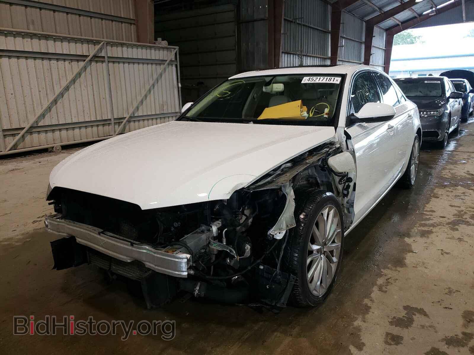 2014 AUDI A6 - VIN: WAUGFAFC8EN080076 - Фото 2