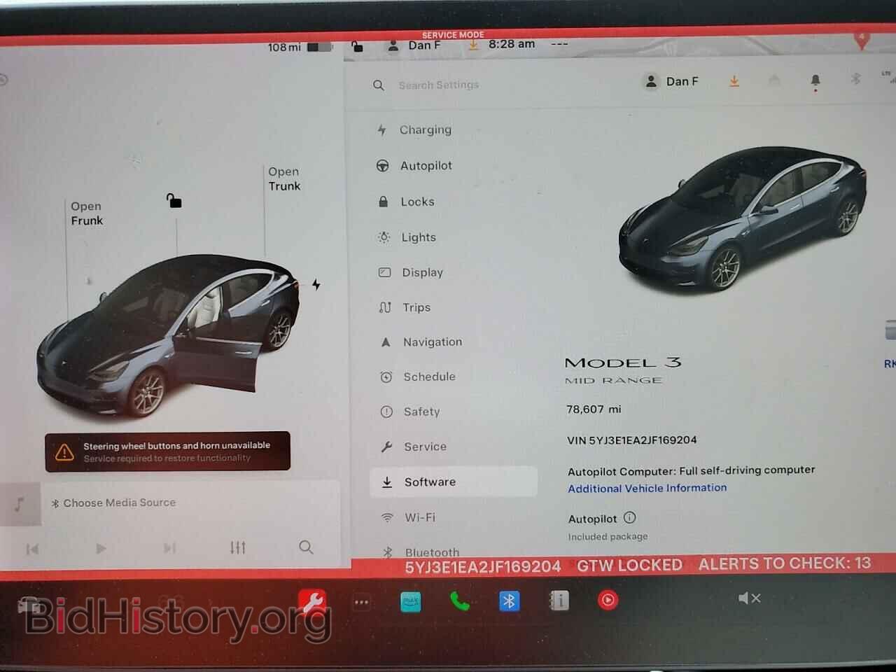 2018 TESLA MODEL 3 - VIN: 5YJ3E1EA2JF169204 - Photo 9
