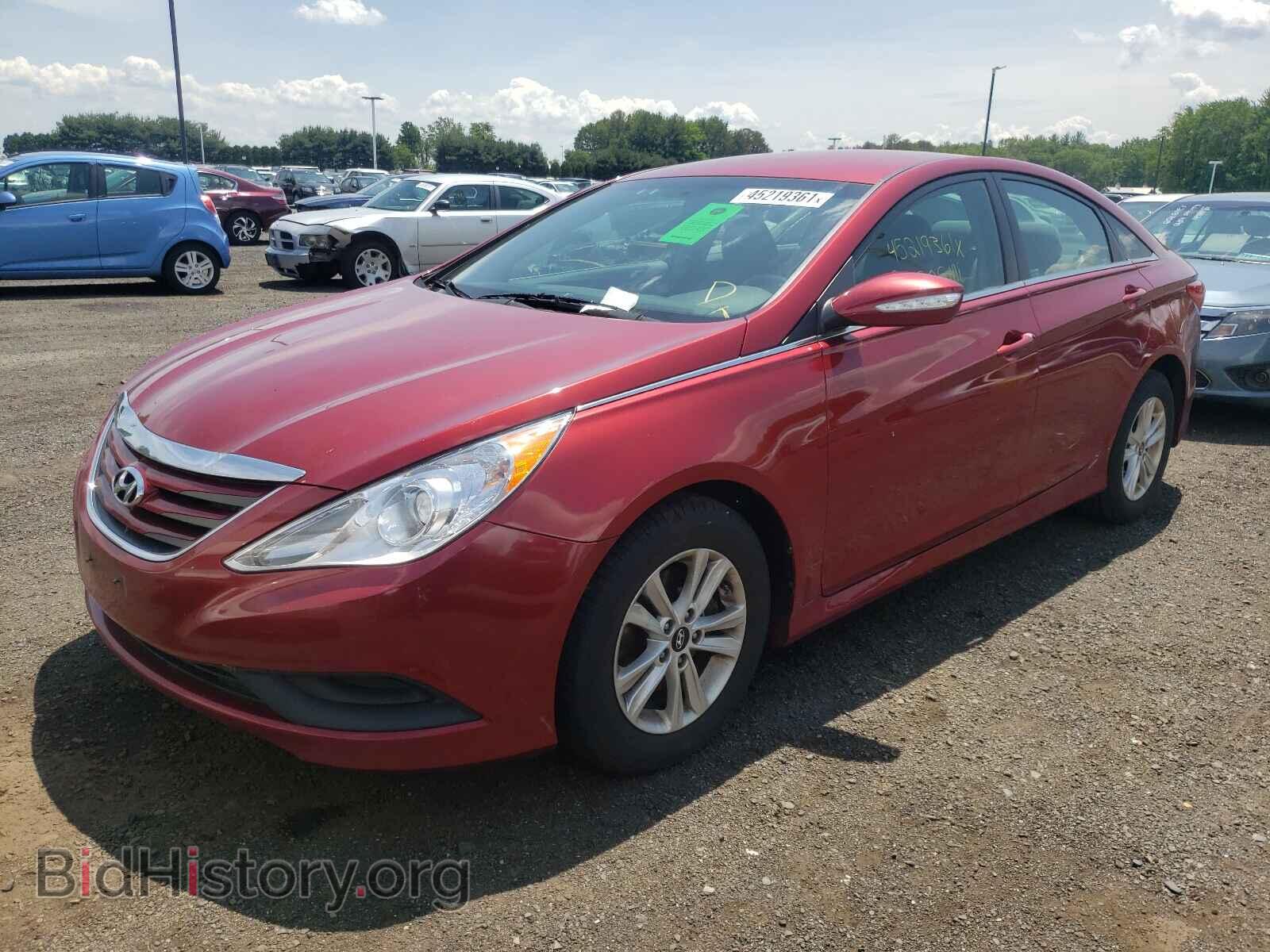 2014 HYUNDAI SONATA - VIN: 5NPEB4AC9EH863812 - Фото 2