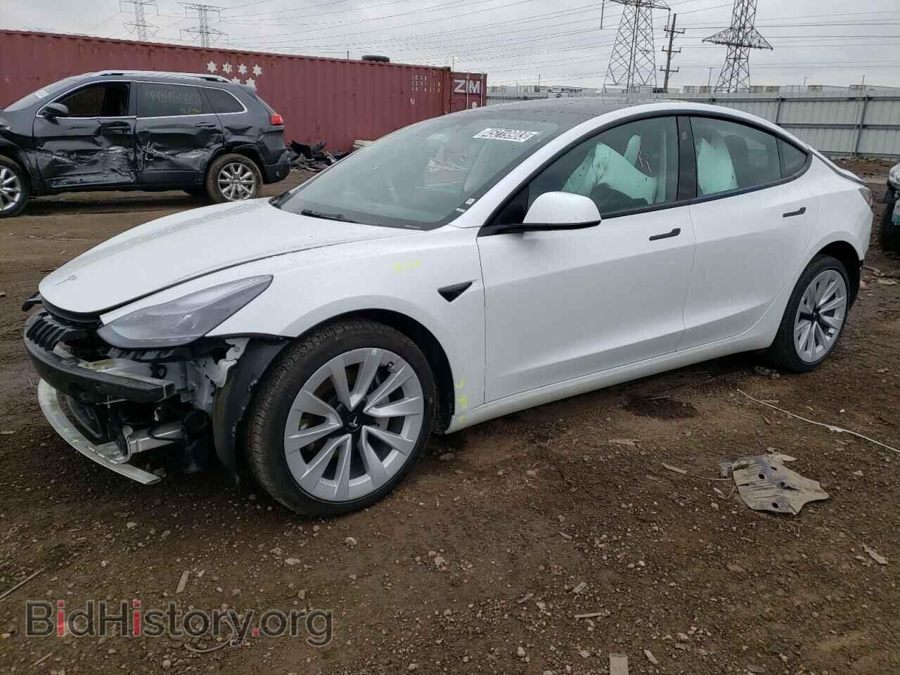 Фотография 5YJ3E1EB2NF290927 - TESLA MODEL 3 2022