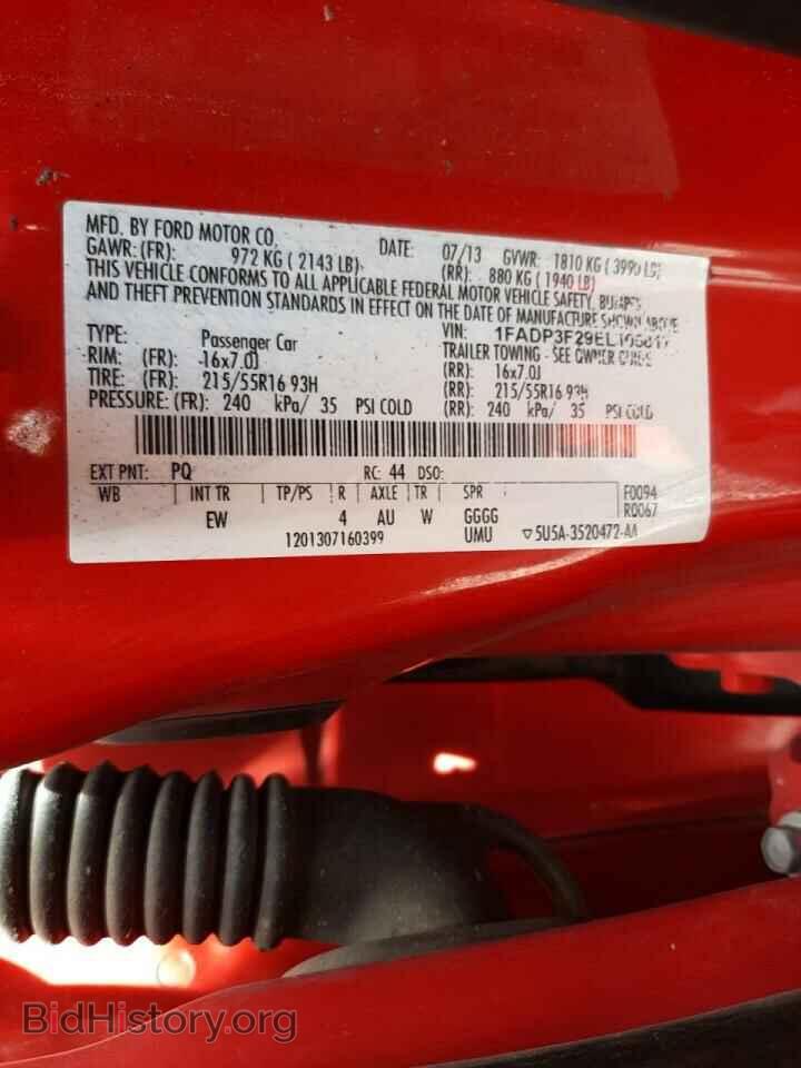 2014 FORD FOCUS - VIN: 1FADP3F29EL105817 - Photo 10