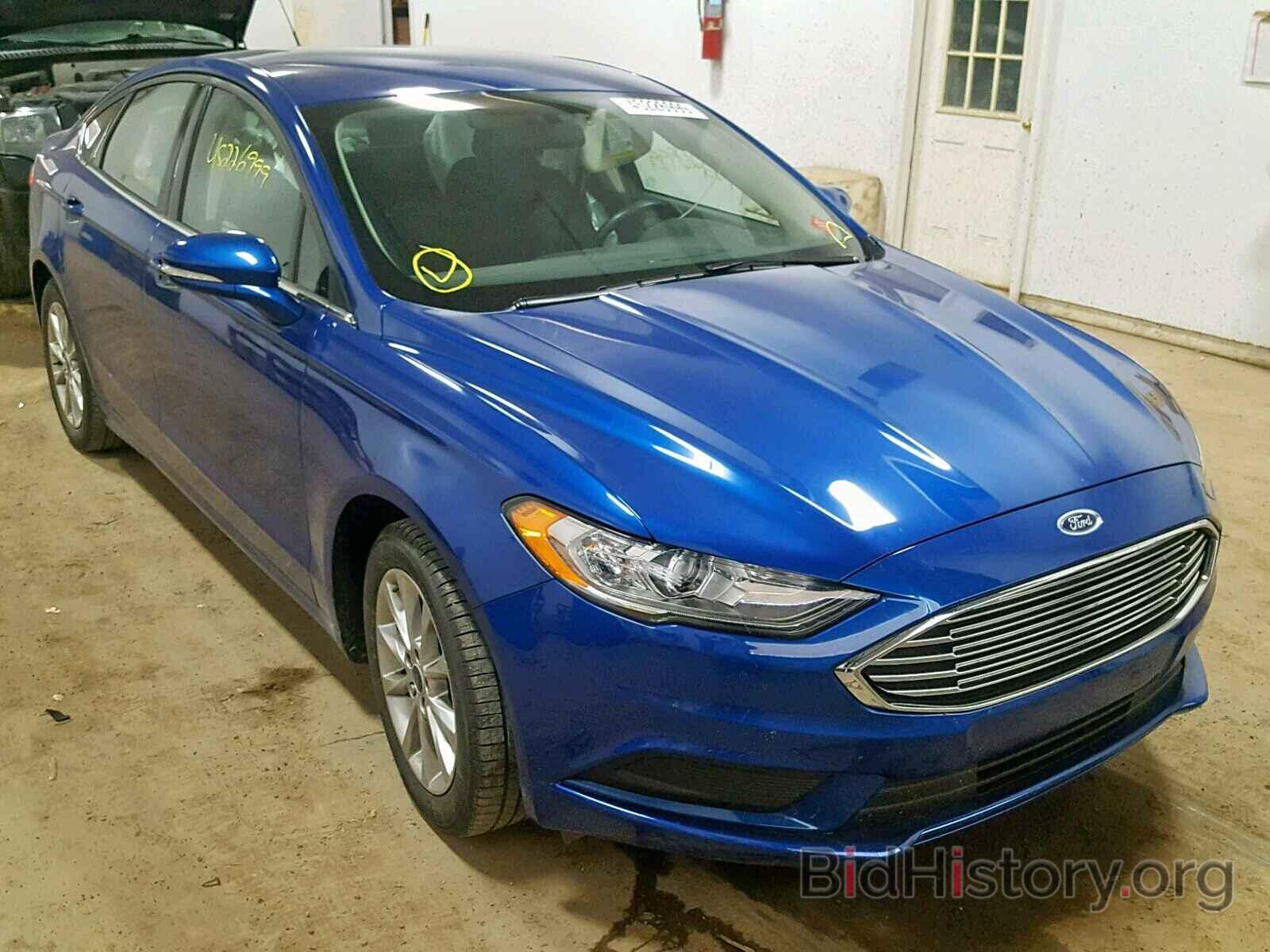 Photo 3FA6P0HD2HR273391 - FORD FUSION SE 2017