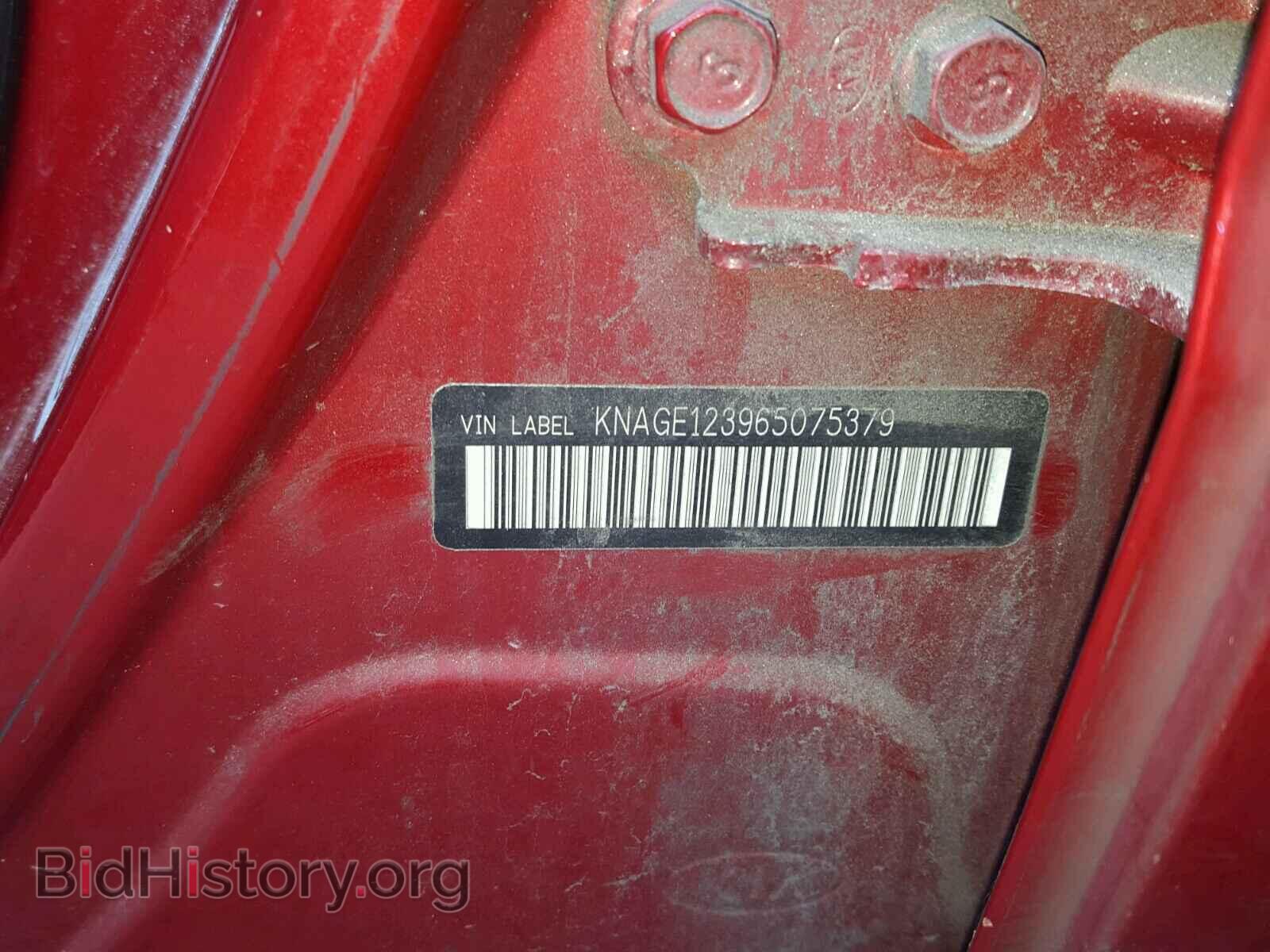 2006 KIA OPTIMA - VIN: KNAGE123965075379 - Фото 10