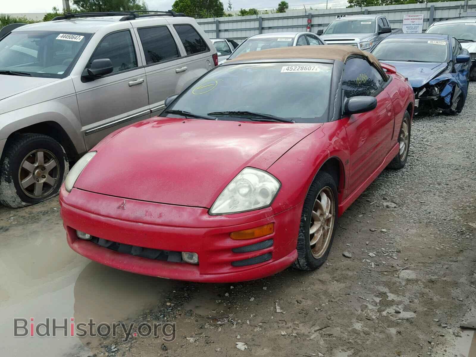 2001 MITSUBISHI ECLIPSE - VIN: 4A3AE85H31E143593 - Photo 2