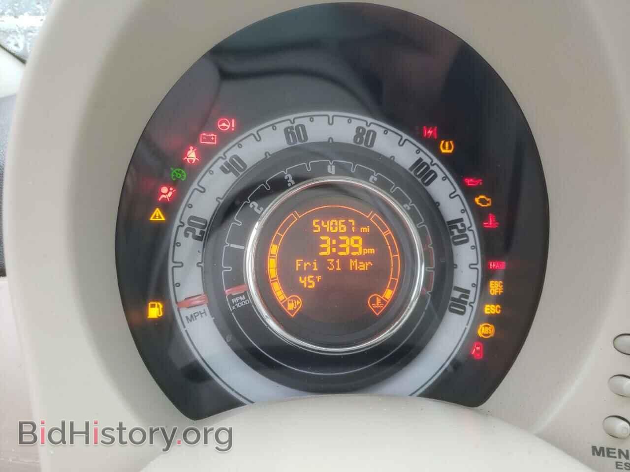 2012 FIAT 500 - VIN: 3C3CFFAR0CT369772 - Фото 9