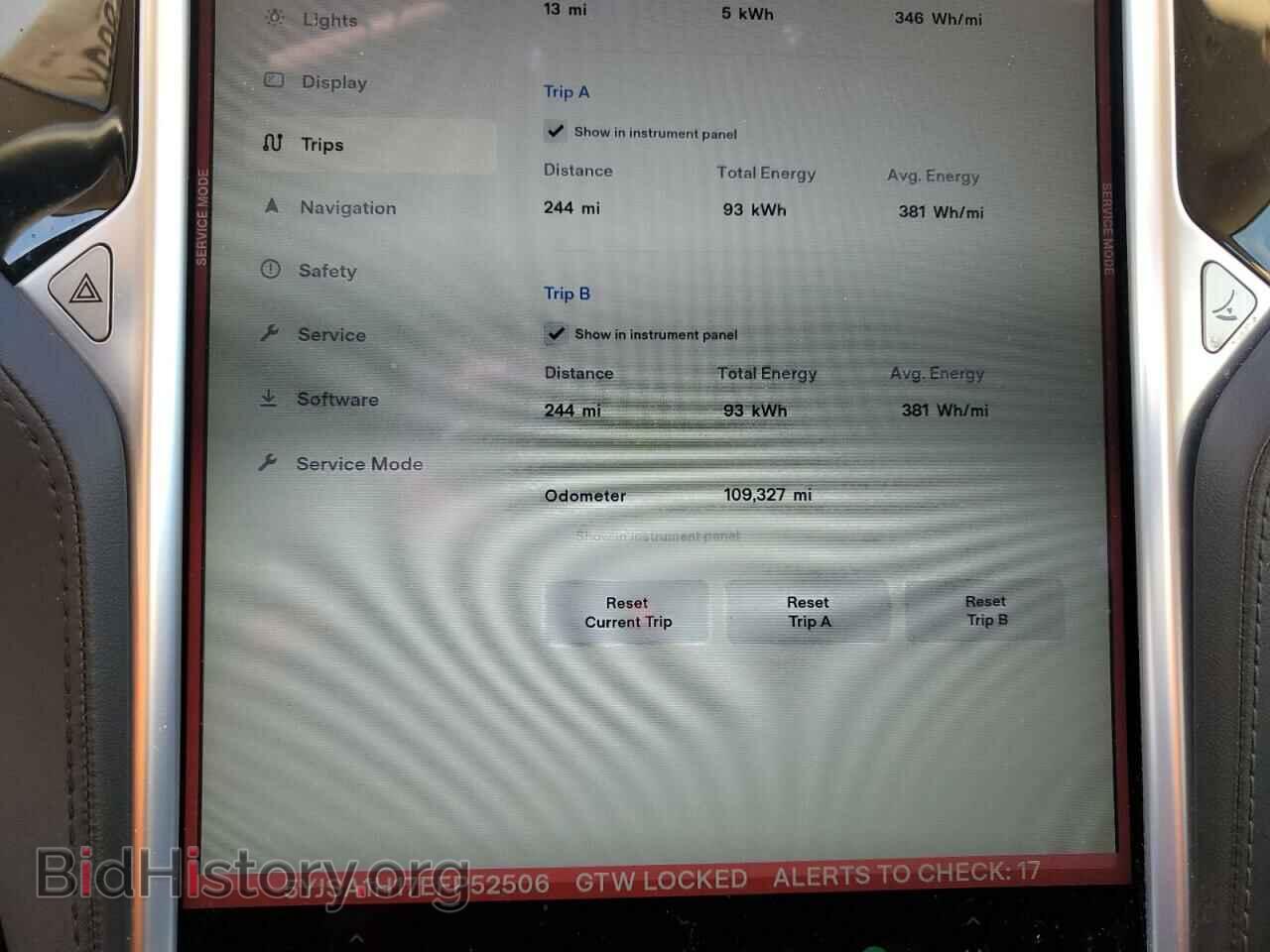 2014 TESLA MODEL S - VIN: 5YJSA1H17EFP52506 - Photo 9