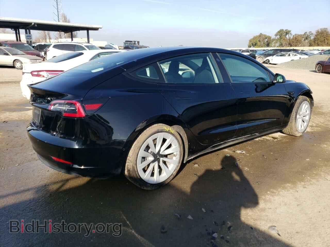 2022 TESLA MODEL 3 - VIN: 5YJ3E1EA2NF185196 - Фото 3