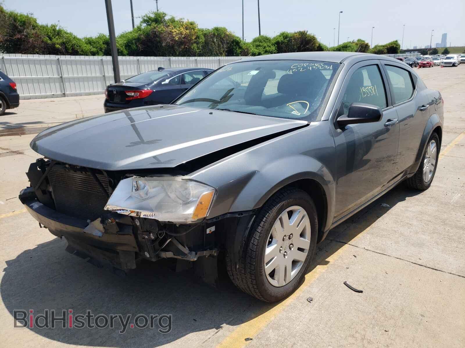 2013 DODGE AVENGER - VIN: 1C3CDZAB4DN576676 - Фото 2
