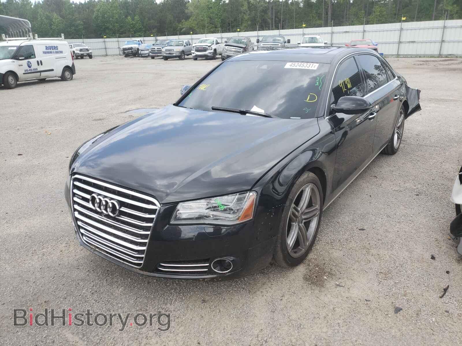 2013 AUDI A8 - VIN: WAUR2AFD3DN015891 - Фото 2