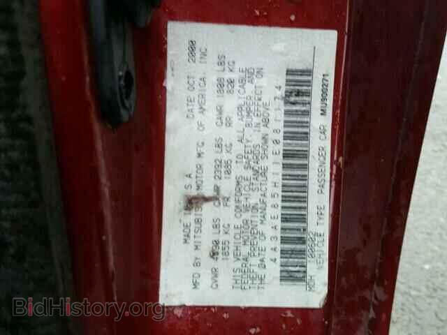 2001 MITSUBISHI ECLIPSE - VIN: 4A3AE85H11E081174 - Photo 10