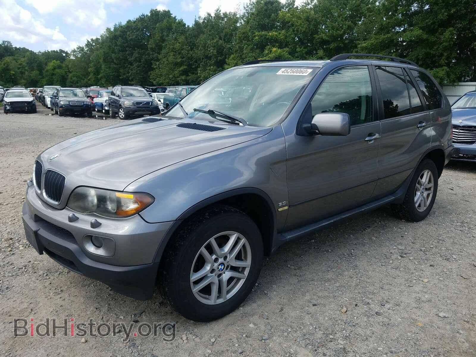 2005 BMW X5 - VIN: 5UXFA13575LY13876 - Фото 2