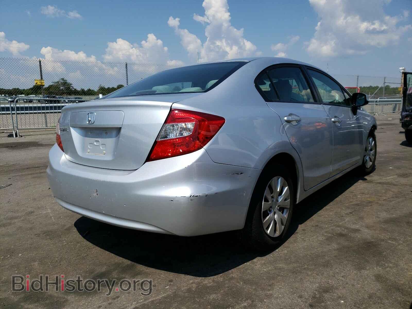 2012 HONDA CIVIC - VIN: 2HGFB2F51CH525542 - Фото 4