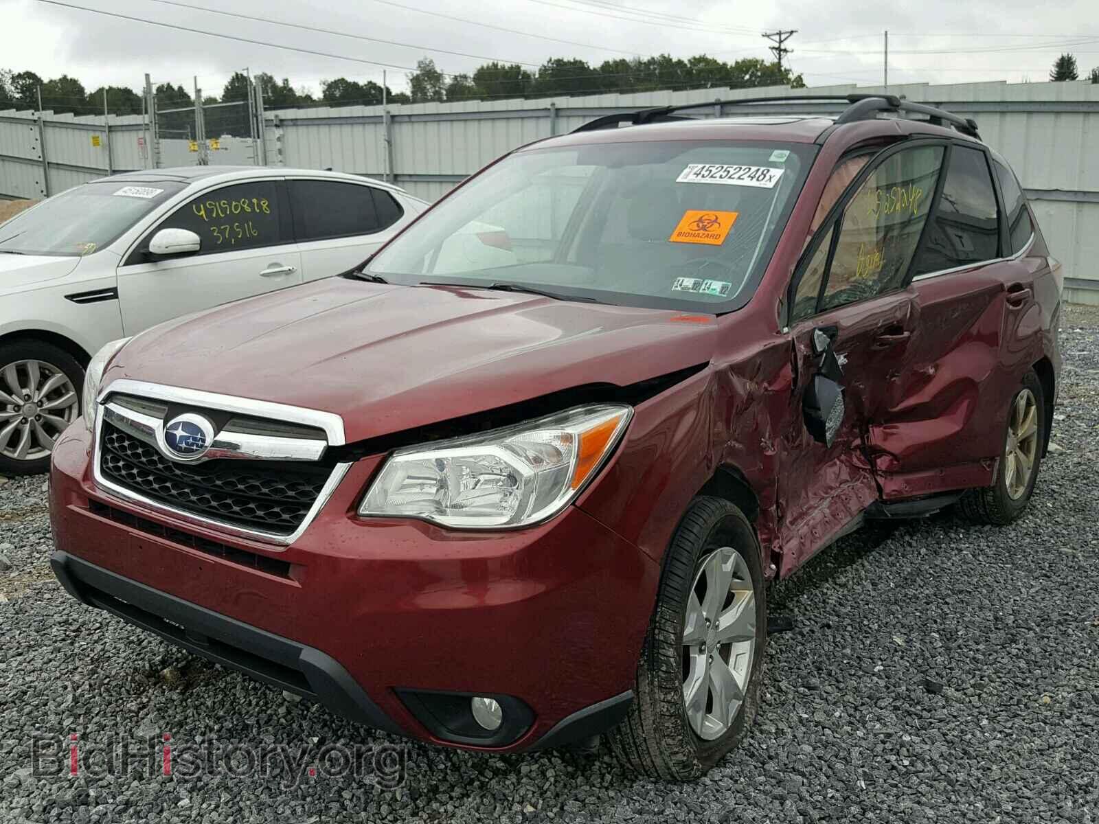 2014 SUBARU FORESTER - VIN: JF2SJAHC4EH508332 - Фото 2