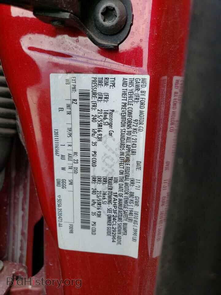 2012 FORD FOCUS - VIN: 1FAHP3F24CL292964 - Фото 12
