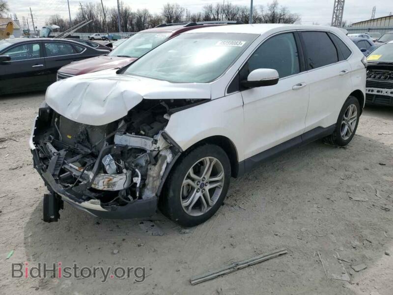 2016 Ford EDGE Edge Titan (VIN 2FMPK3K94GBB13475) — photo 1 of 14, Copart, damage: front end