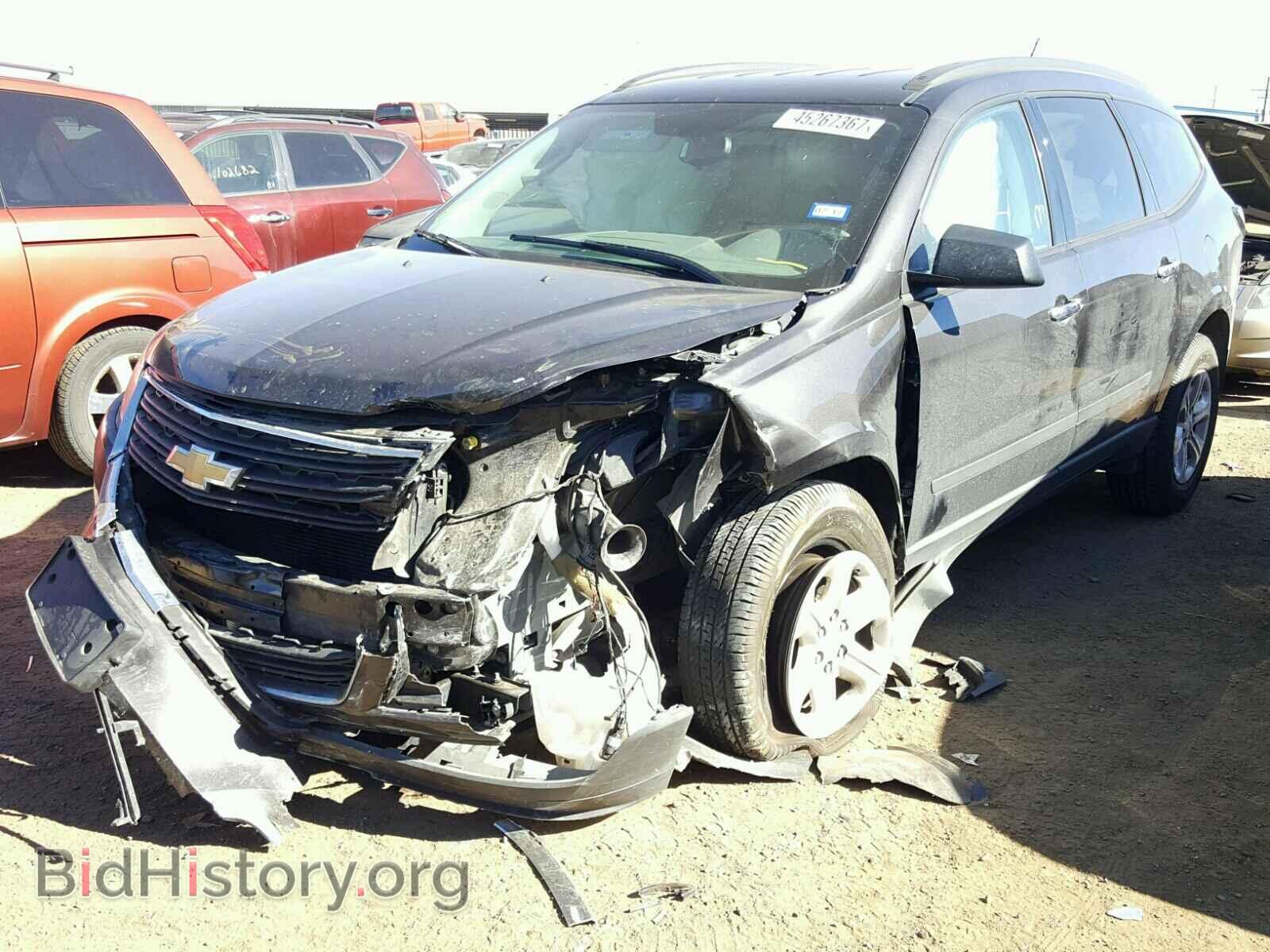 2014 CHEVROLET TRAVERSE - VIN: 1GNKRFKD7EJ320233 - Фото 2