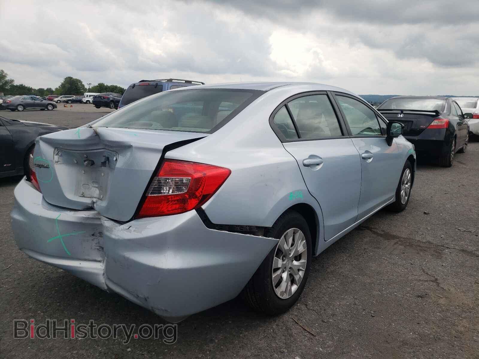 2012 HONDA CIVIC - VIN: 2HGFB2F54CH512106 - Фото 4