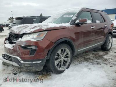 2018 Ford EXPLORER Limited, коричневый — VIN 1FM5K8F83JGB45243, Copart
