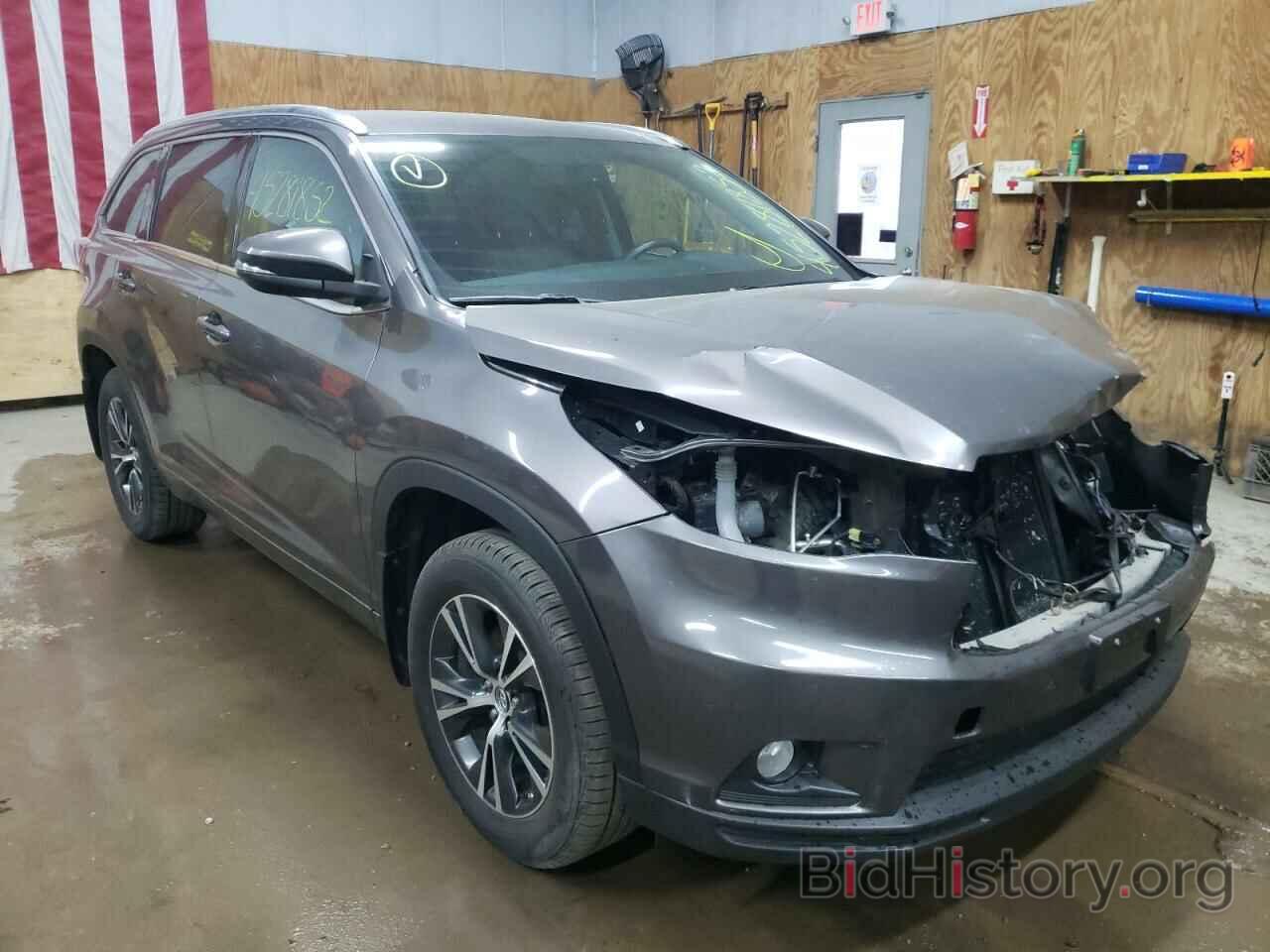 Фотография 5TDJKRFH7GS248480 - TOYOTA HIGHLANDER 2016