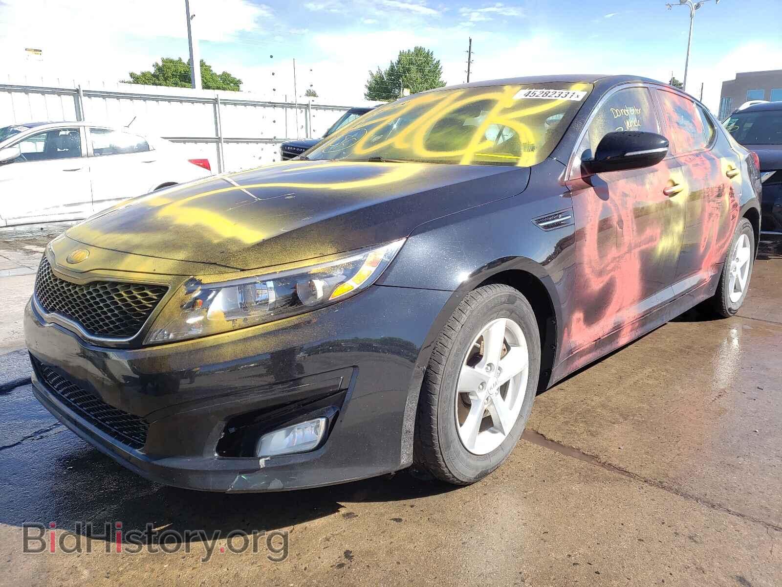 2015 KIA OPTIMA - VIN: KNAGM4A71F5650535 - Фото 2