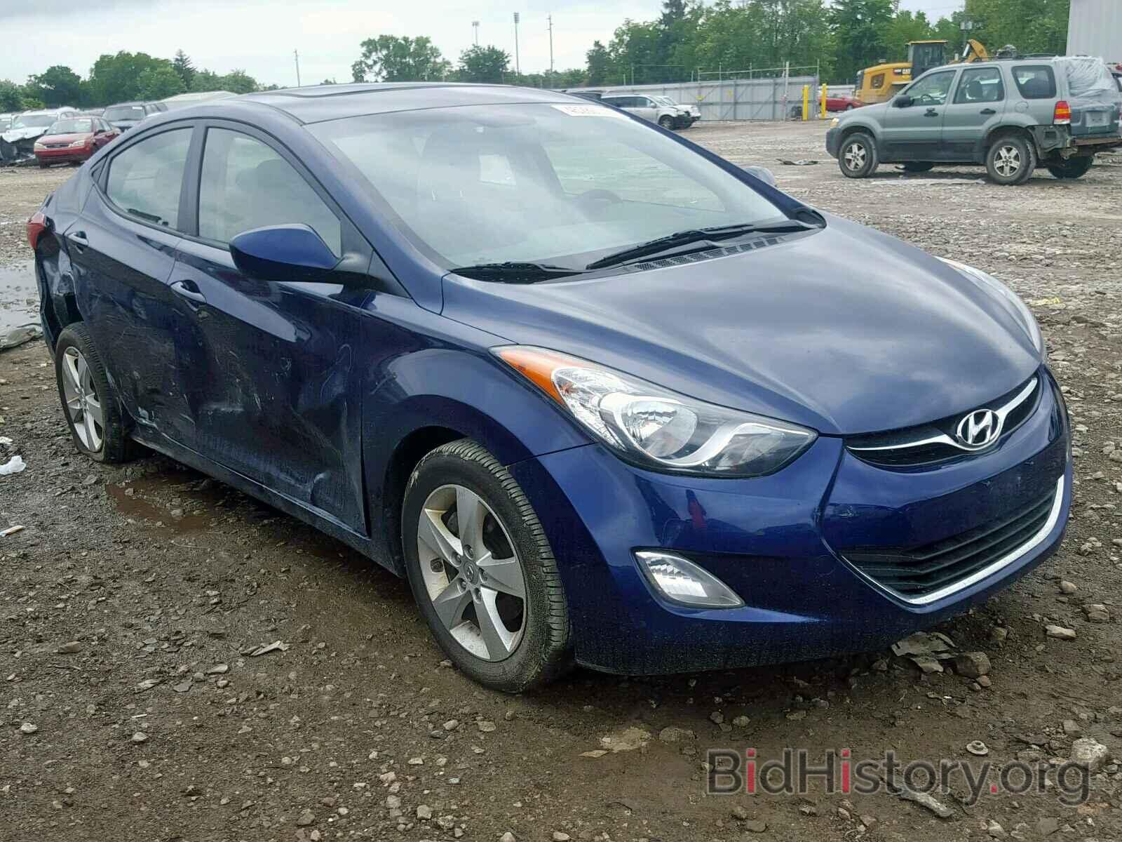 Photo 5NPDH4AEXCH106135 - HYUNDAI ELANTRA 2012