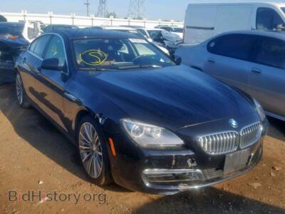 2013 BMW 6 SERIES 650 XI, черный — VIN WBA6B4C53DDG67856, Copart