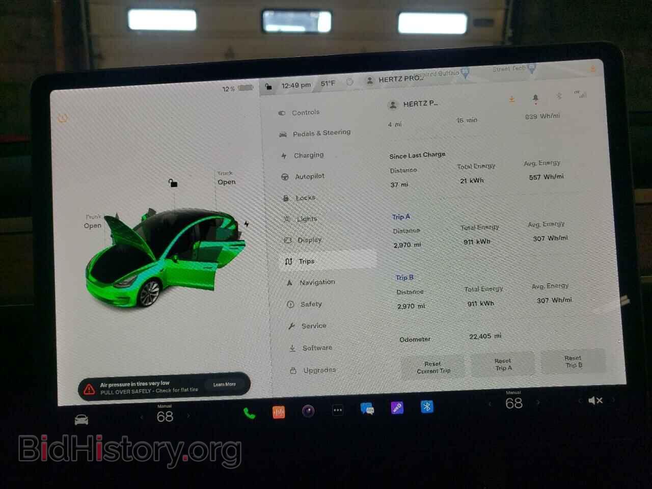 2022 TESLA MODEL 3 - VIN: 5YJ3E1EA0NF190204 - Фото 9