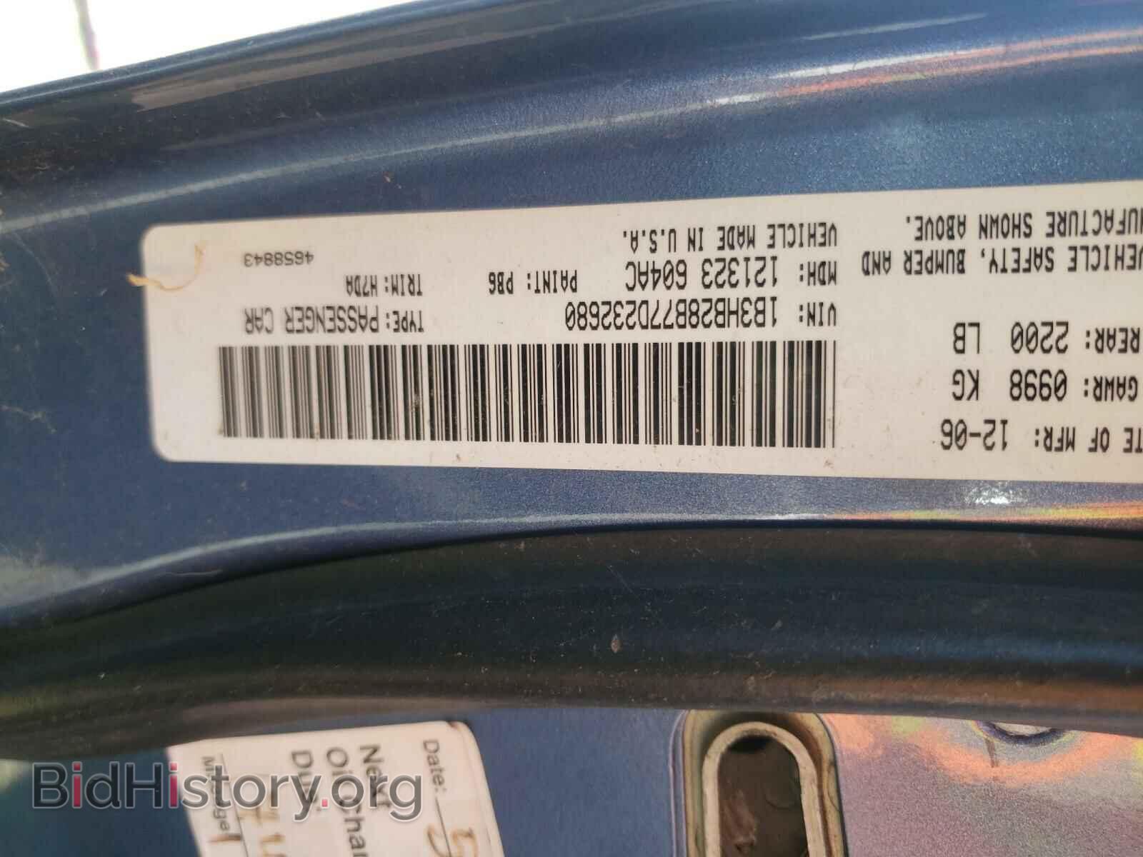2007 DODGE CALIBER - VIN: 1B3HB28B77D232680 - Photo 10