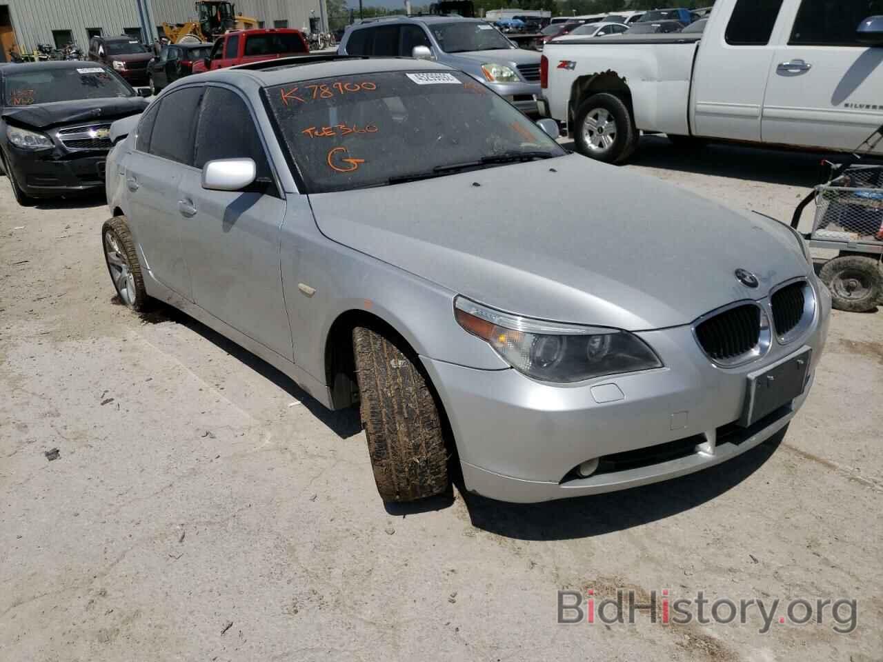 Photo WBANE53596CK78900 - BMW 5 SERIES 2006