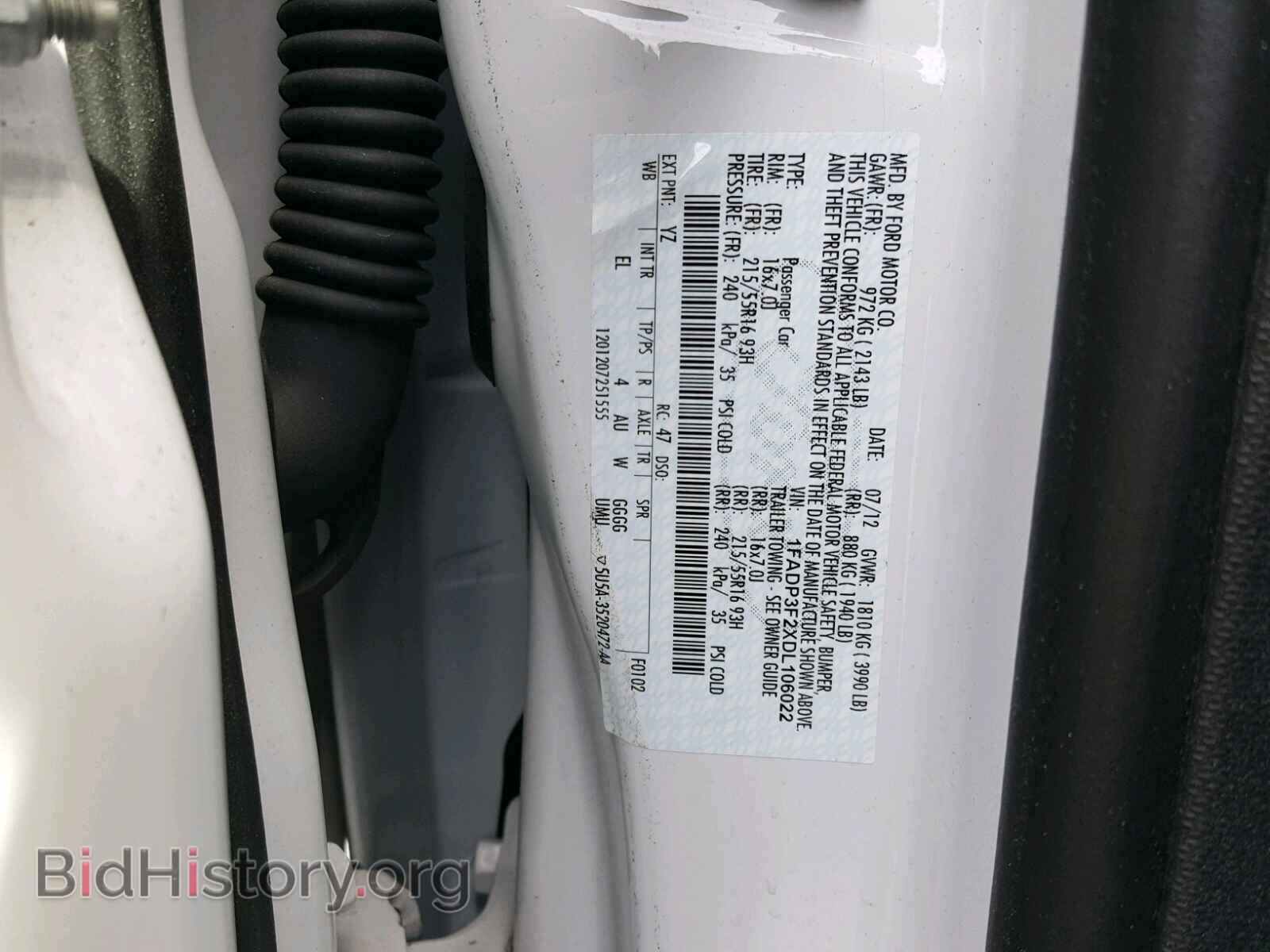 2013 FORD FOCUS - VIN: 1FADP3F2XDL106022 - Photo 10