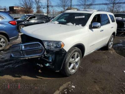 2013 Dodge DURANGO Citadel, white — VIN 1C4RDJEG0DC559608, Copart