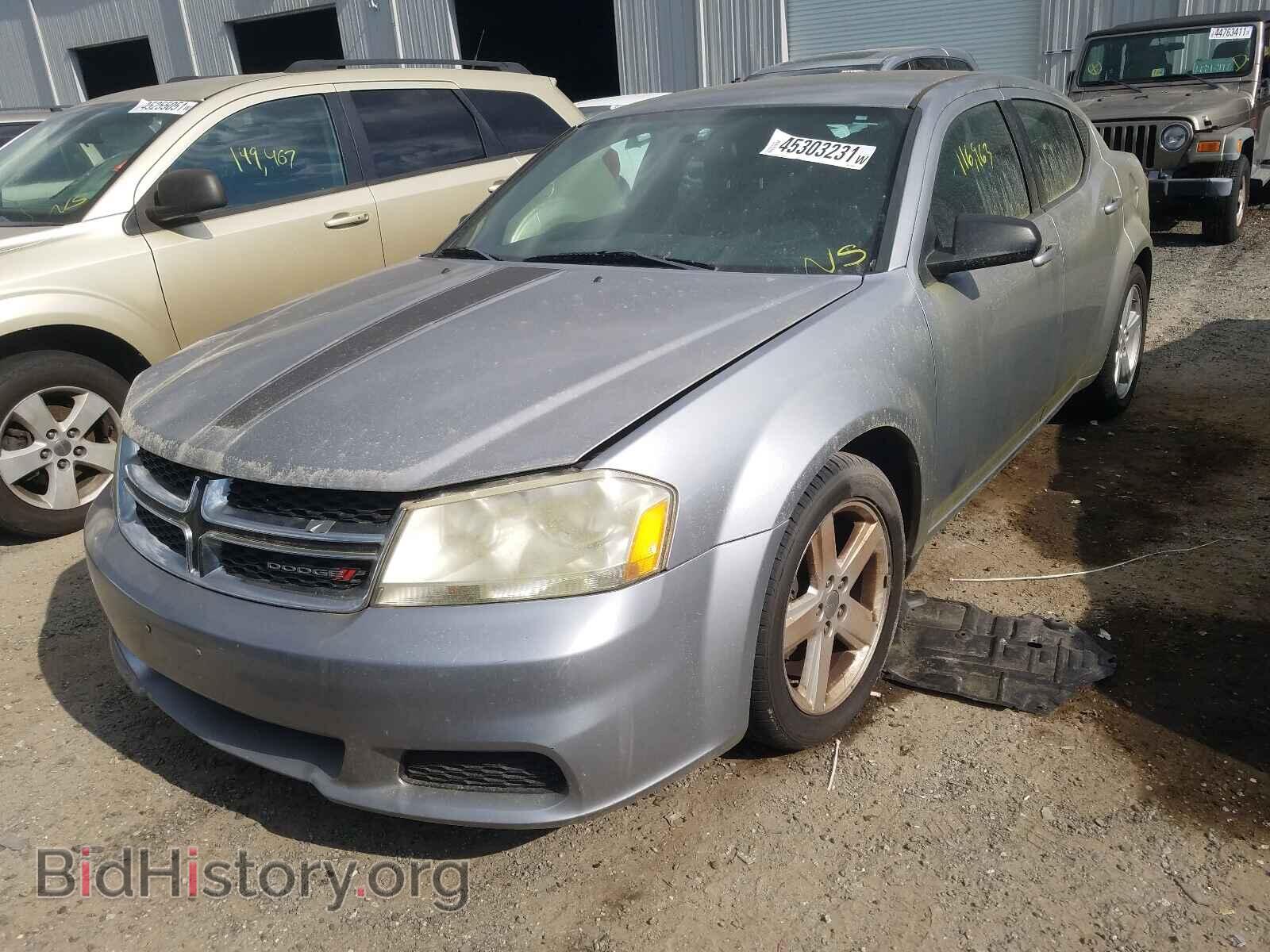 2013 DODGE AVENGER - VIN: 1C3CDZABXDN660985 - Фото 2