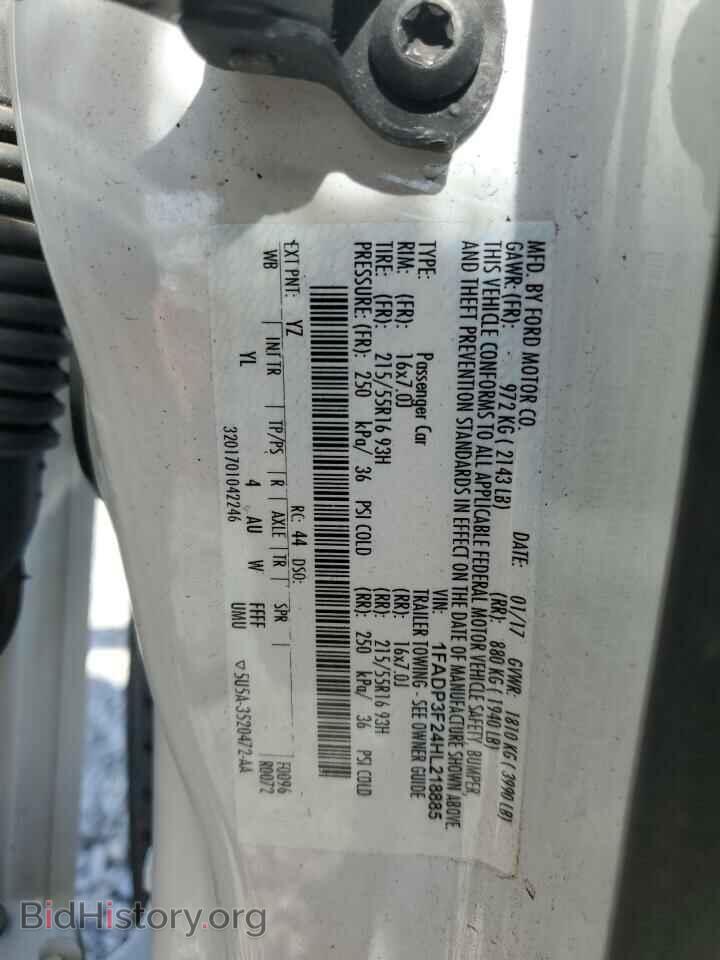 2017 FORD FOCUS - VIN: 1FADP3F24HL218885 - Фото 13