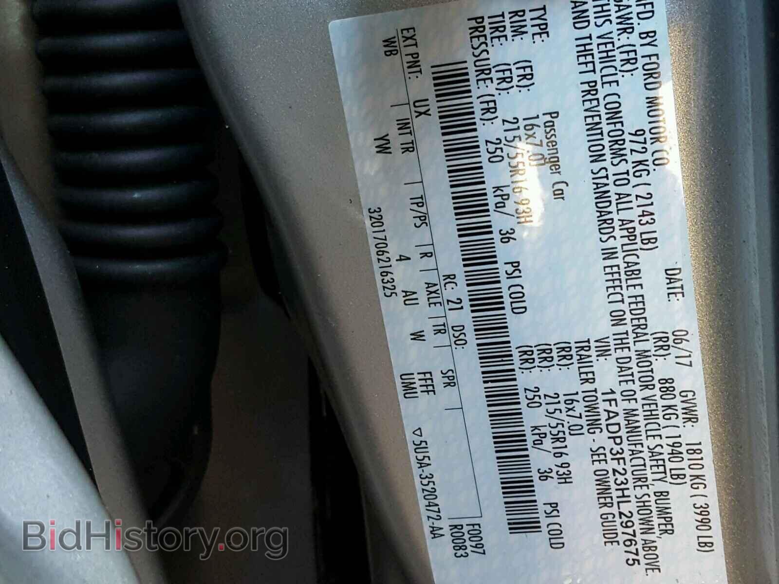 2017 FORD FOCUS - VIN: 1FADP3F23HL297675 - Photo 10