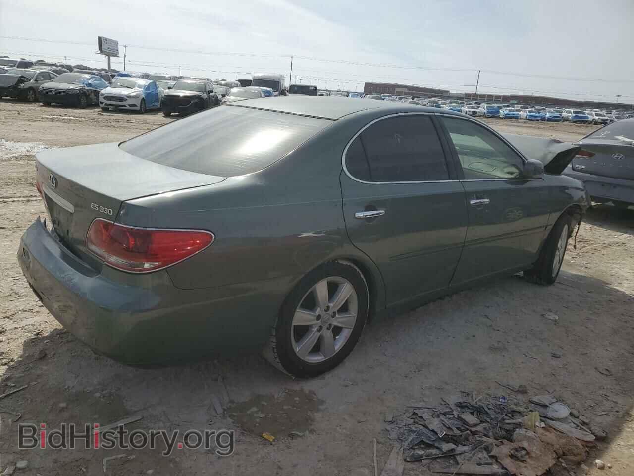 2005 LEXUS ES330 - VIN: JTHBA30G155105336 - Фото 3