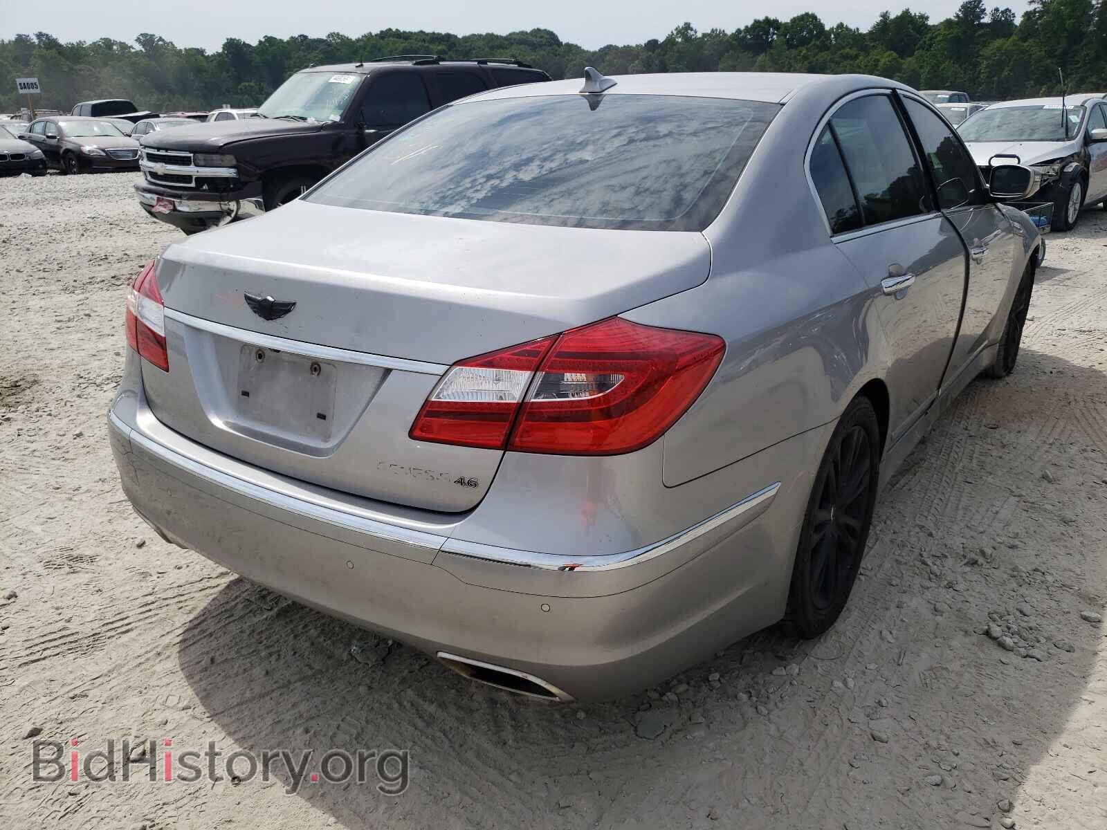 2012 HYUNDAI GENESIS - VIN: KMHGC4DF1CU155869 - Фото 4