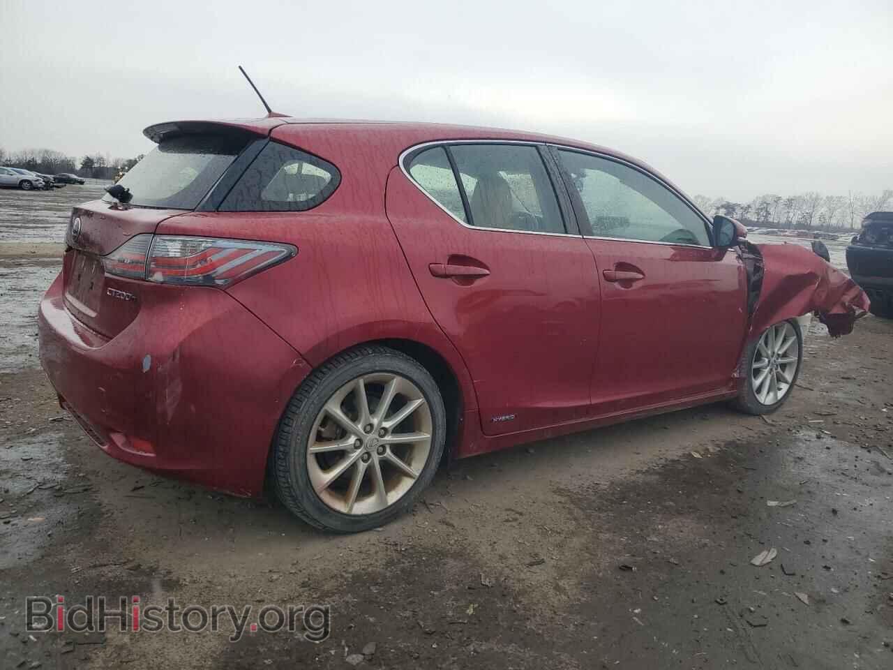 2012 LEXUS CT 200 - VIN: JTHKD5BH1C2101830 - Фото 3
