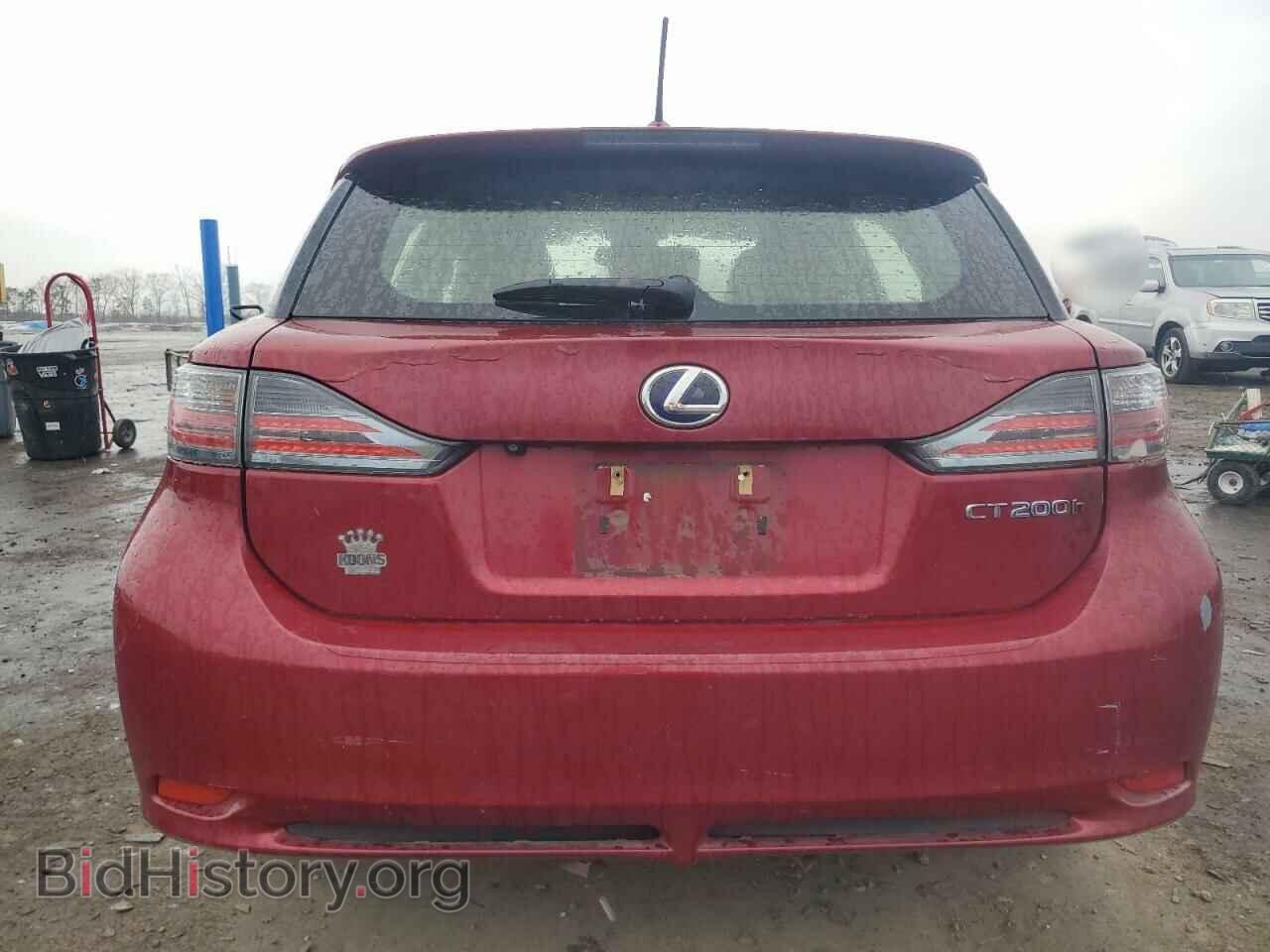 2012 LEXUS CT 200 - VIN: JTHKD5BH1C2101830 - Фото 6