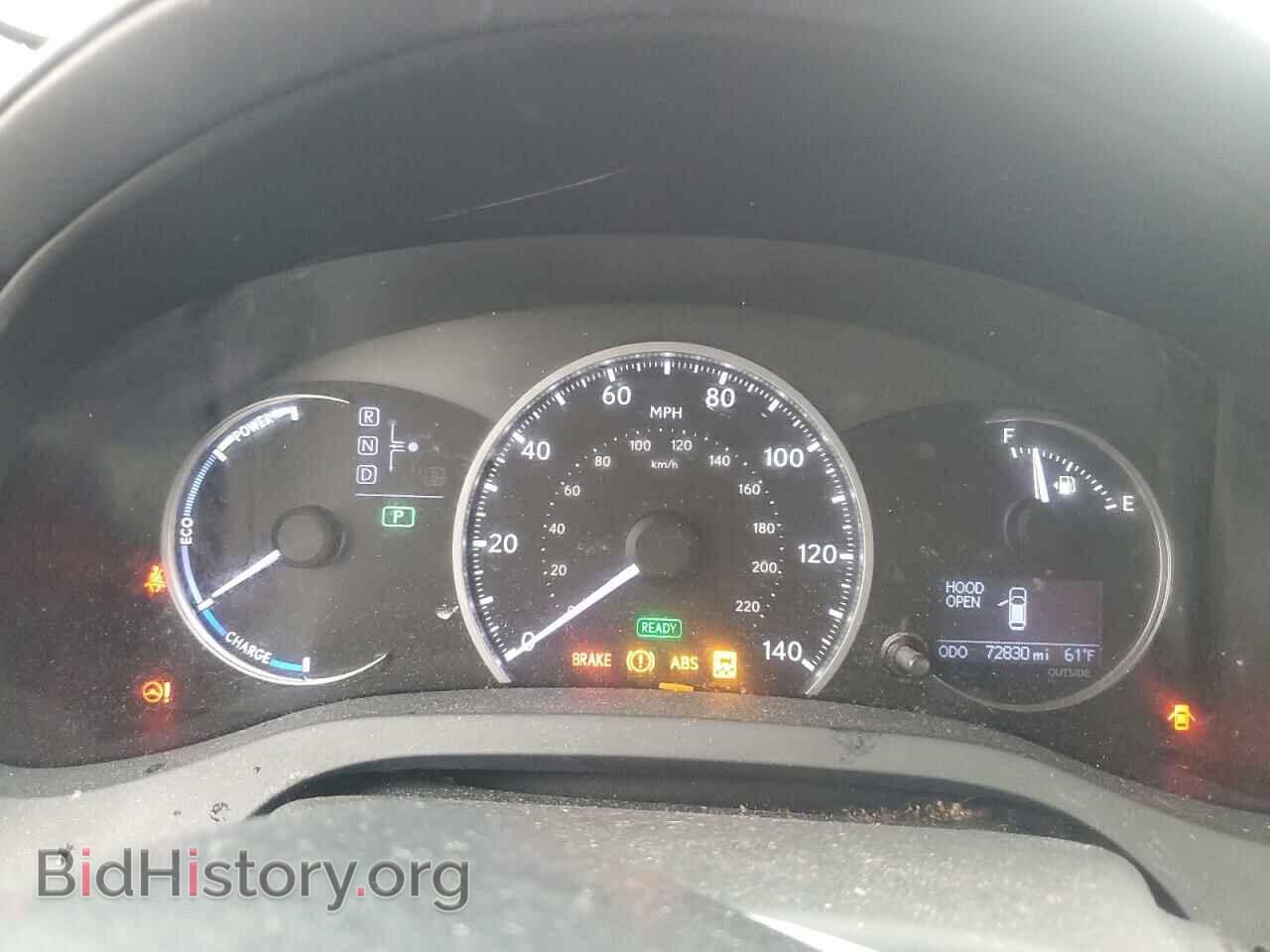 2012 LEXUS CT 200 - VIN: JTHKD5BH1C2101830 - Фото 9