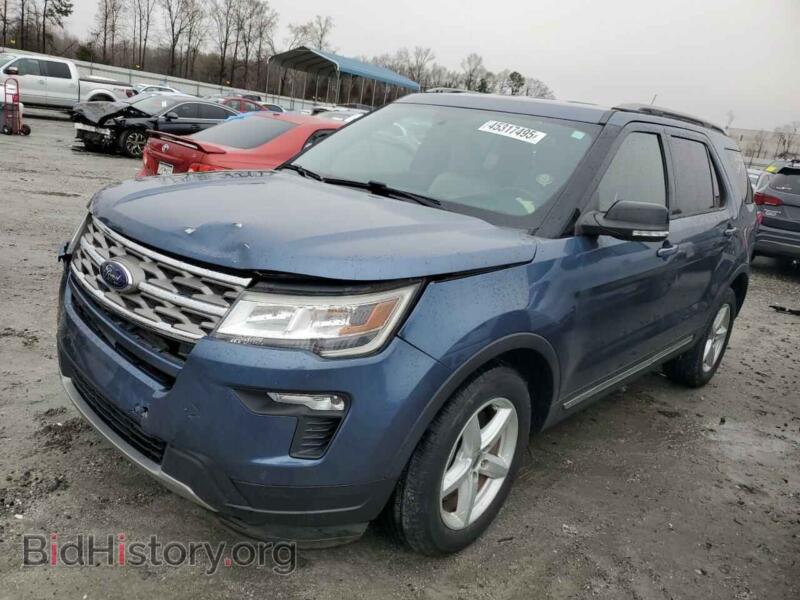 2018 Ford EXPLORER XLT (VIN 1FM5K7D80JGB51191) — фото 1 из 14, Copart, повреждение: передняя часть