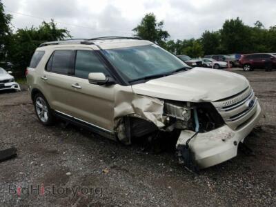 2011 Ford EXPLORER Explorer L, tan — VIN 1FMHK8F87BGA64101, Copart