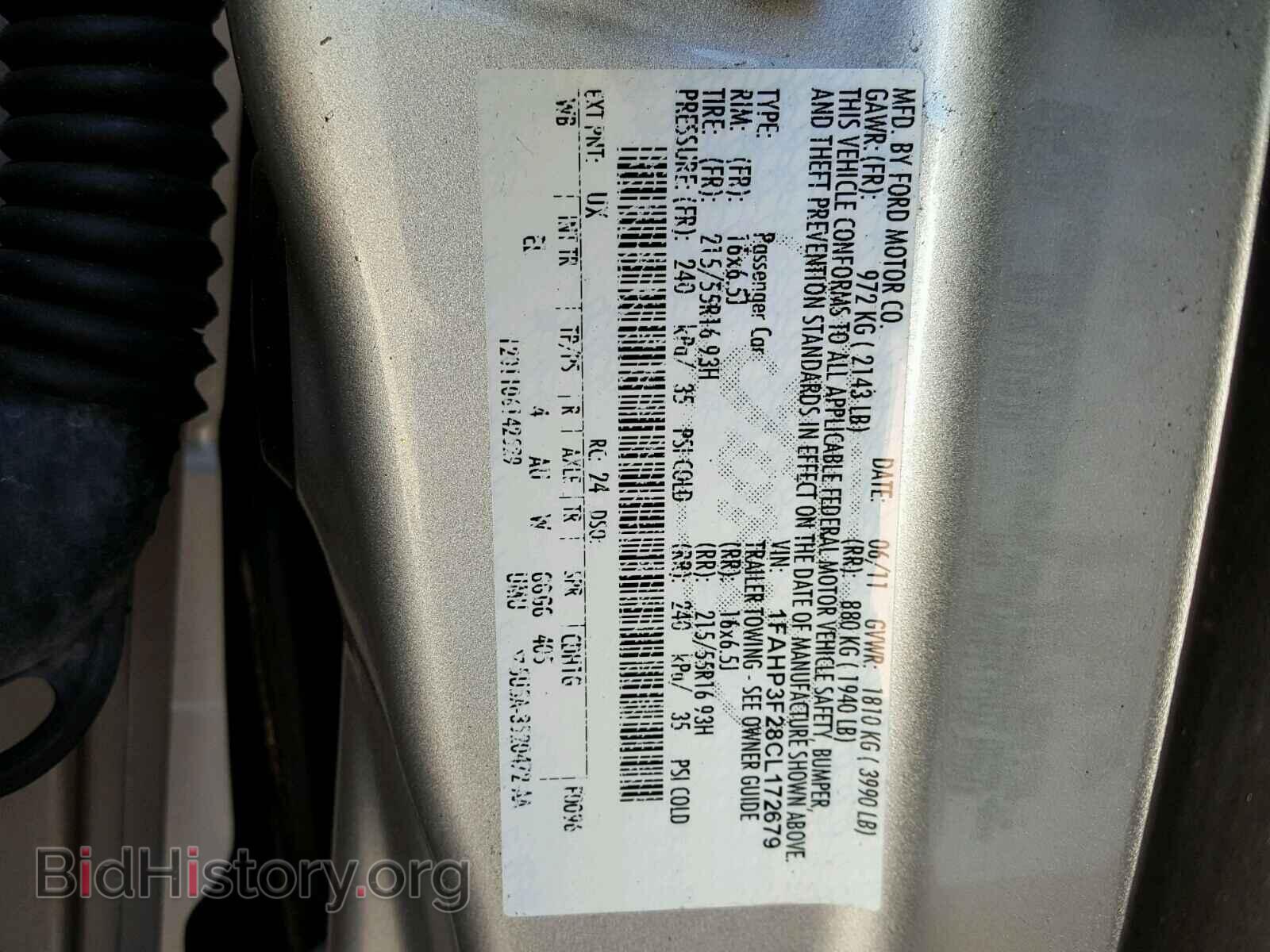 2012 FORD FOCUS - VIN: 1FAHP3F28CL172679 - Фото 10