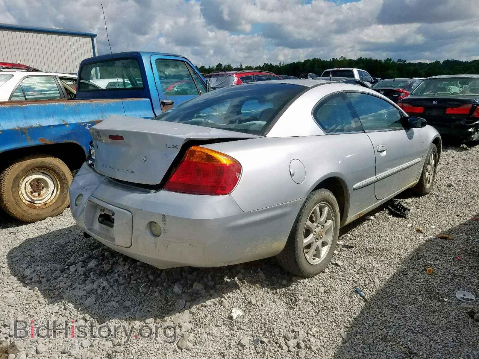 2002 CHRYSLER SEBRING - VIN: 4C3AG42GX2E151762 - Фото 4